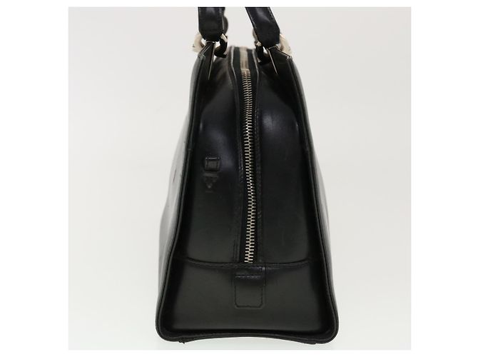 Salvatore Ferragamo Borsa a Mano Pelle Nera Auth cl501 Nero - vista 3