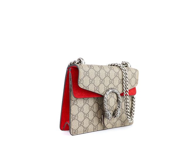 GUCCI - Bolsa Dionysus Mini Supreme GG Castaño - vista 2