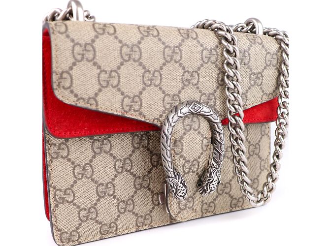 GUCCI - Bolsa Dionysus Mini Supreme GG Castaño - vista 6