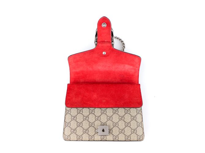 GUCCI - Bolsa Dionysus Mini Supreme GG Castaño - vista 7