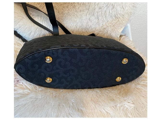 Bolso de hombro Yves Saint Laurent Negro de tela - vista 3