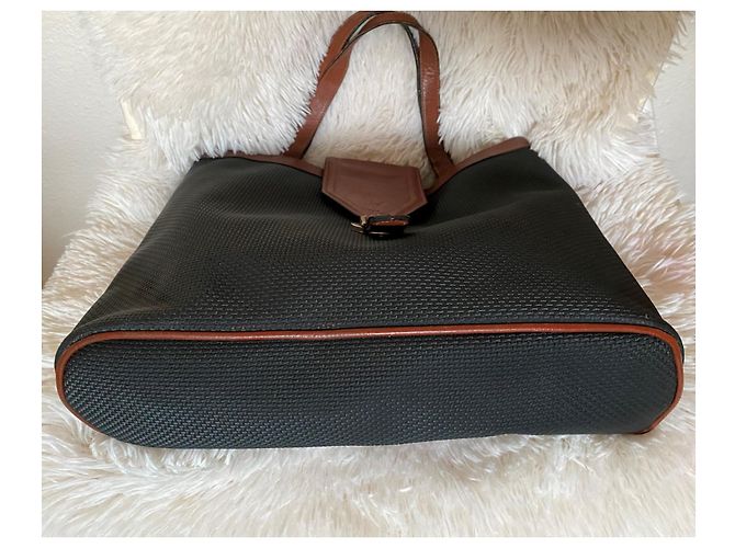 Yves Saint Laurent Stoff Tasche Schwarz - Ansicht 3