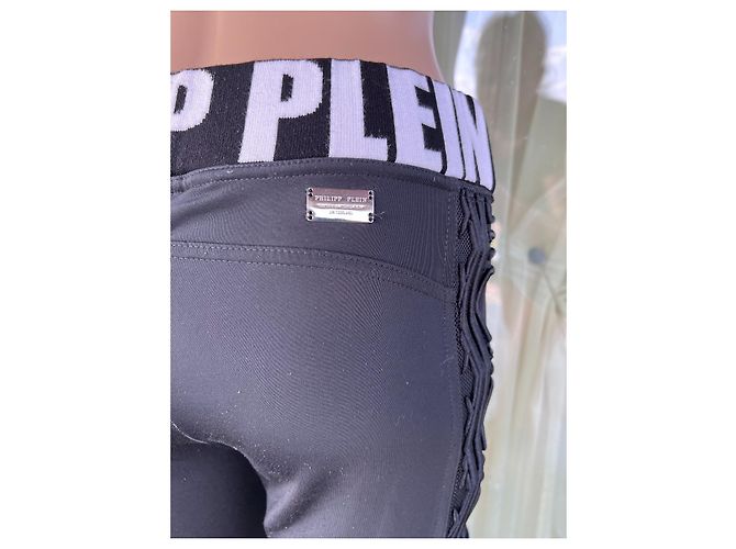 Completo pantalone Philipp Plein nero e bianco in poliammide - vista 4