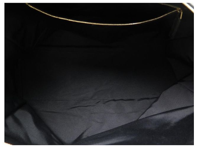 SAINT LAURENT CLASSIC DUFFLE REISEHANDTASCHE 326503 Schwarze Ledertasche - Ansicht 5