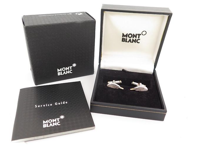 NEUN MONTBLANC MEISTERSTUCK FEDER-MANSCHETTENKNÖPFE 30268 SKRIPT - Ansicht 10