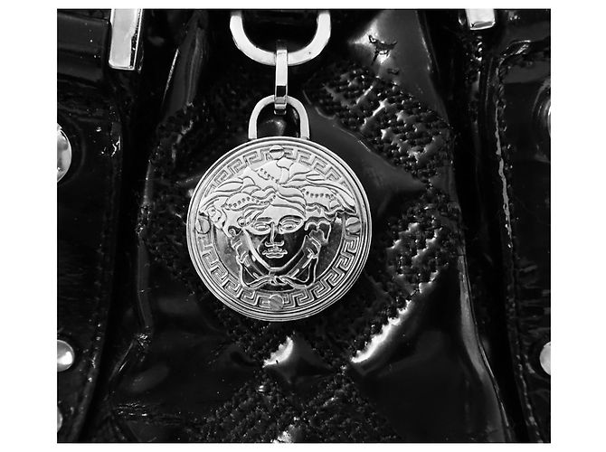 BORSA BOSTON MADONNA IN VERNICE VERSACE - vista 5