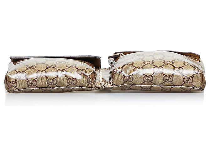 Marsupio da tasca foderato in tela GG marrone Gucci - vista 4