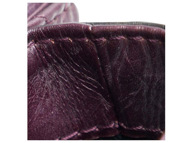 Borsa Chanel con patta Portobello Matelasse smaltata viola Porpora - vista 10