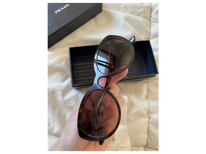 gafas de sol estilo ojo de gato prada Marrón oscuro - vista 3