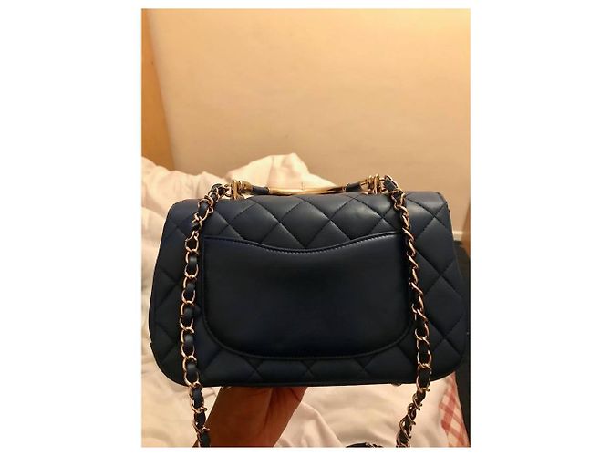Chanel Handtaschen Marineblau - Ansicht 6