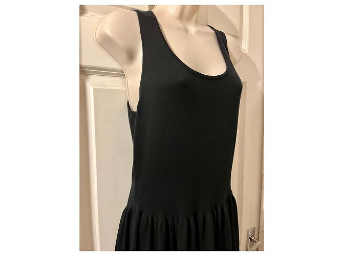 Sandro-Cocktailkleid mit Pailletten Schwarz Golden - Ansicht 3