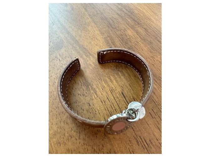 Bracciale Bulgari in pelle marrone - vista 12