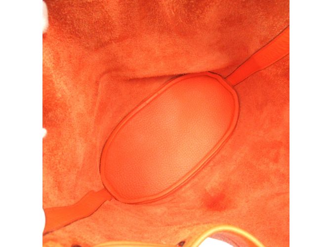 Hermès Clemence Market Beuteltasche Orange - Ansicht 6