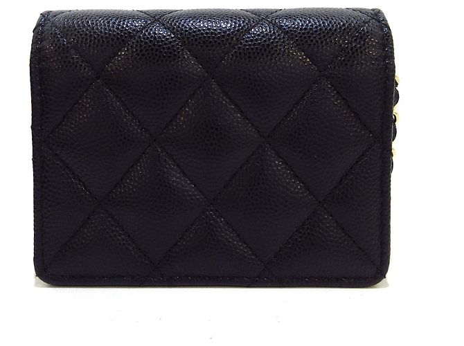 Wallet On Chain Portafoglio Chanel su catena Nero - vista 2