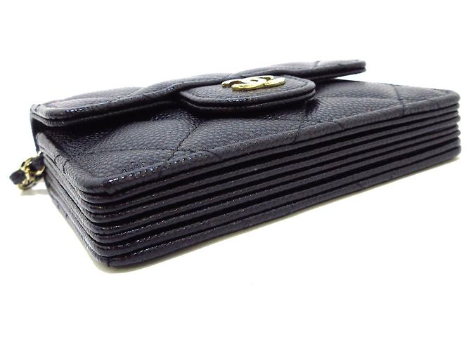 Wallet On Chain Portafoglio Chanel su catena Nero - vista 3
