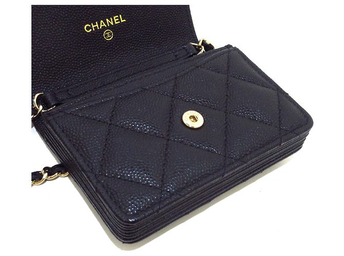 Wallet On Chain Portafoglio Chanel su catena Nero - vista 4