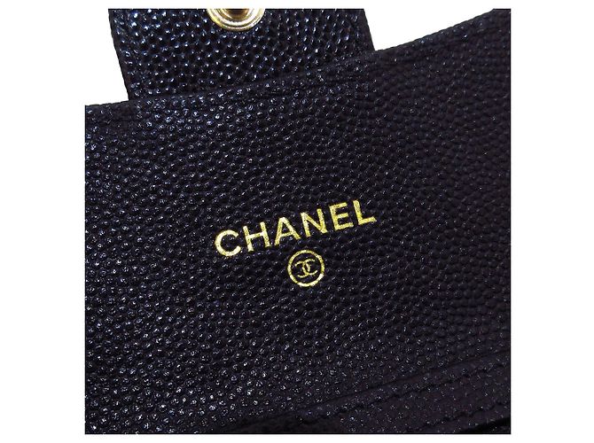 Wallet On Chain Portafoglio Chanel su catena Nero - vista 6