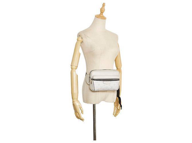 Bumbag Marsupio da esterno Taigarama con monogramma bianco Louis Vuitton - vista 9