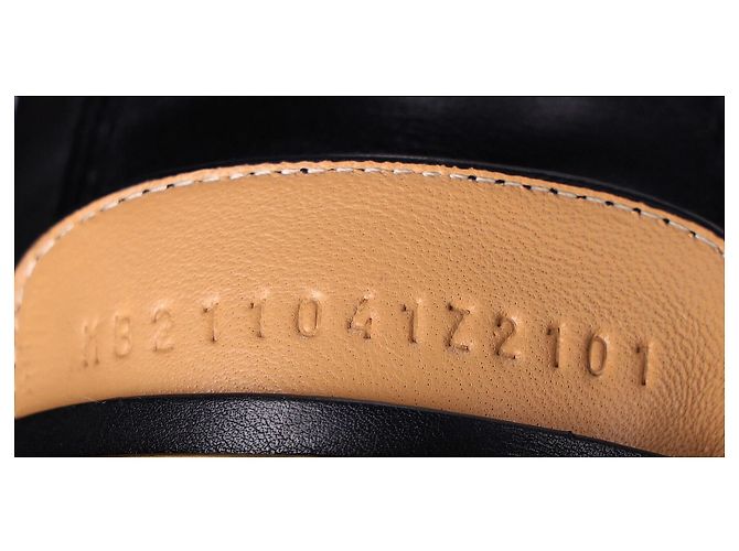 Roulis Hermès Colette Loafer with Gold Hardware in Black calf leather Leather - view 9