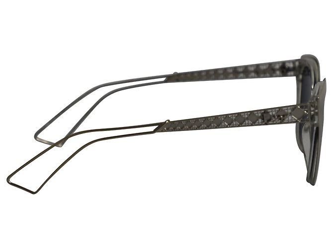 Dior Diorama 1 Mirrored Sunglasses in Silver Metal - view 2