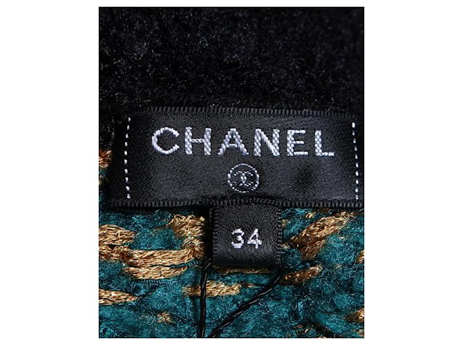 Chanel 2019 Paris-New York-Pullover aus schwarzer Seide - Ansicht 5