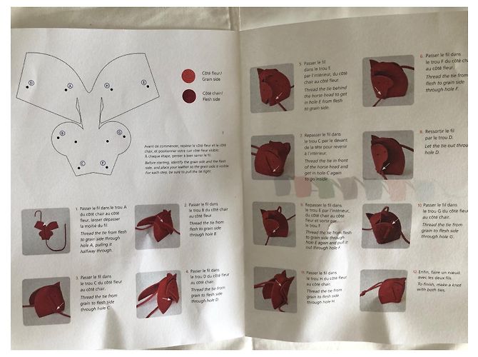 Hermès Clin d'H Origami-Zubehör Mehrfarben - Ansicht 4