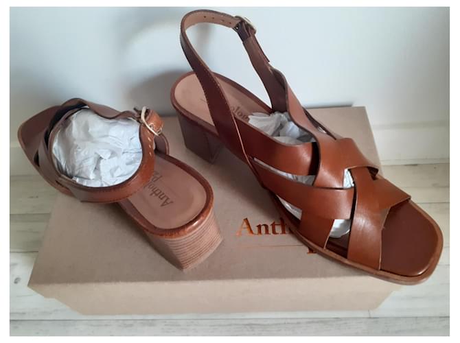 Anthology Paris sandali Marrone chiaro - vista 3