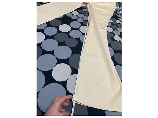 Versace Schlaghose creme Baumwolle - Ansicht 9