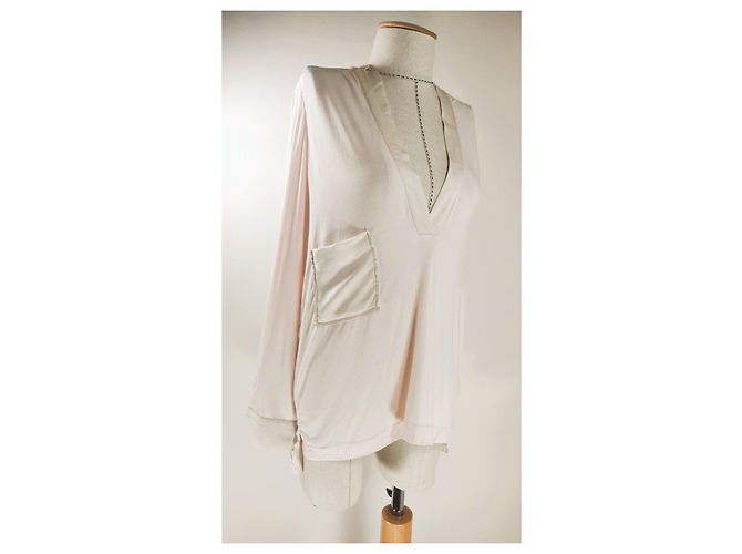 Top da Schumacher em seda e viscose rosa - vista 2