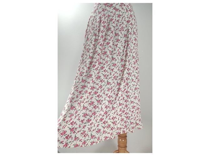 Falda SéZane Tabata Estampado de Rosa Viscosa Talla 36 Multicolor - vista 2