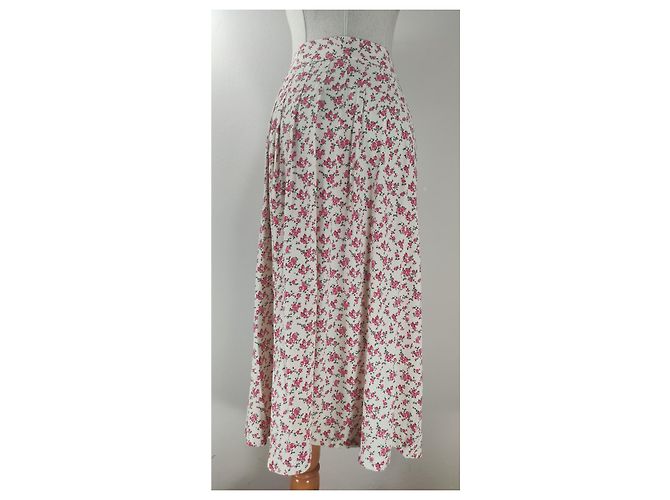 Falda SéZane Tabata Estampado de Rosa Viscosa Talla 36 Multicolor - vista 3