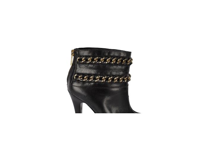 Stivaletti Tory Burch con dettagli in catena Nero - vista 4