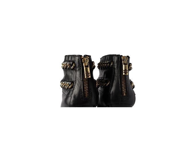 Stivaletti Tory Burch con dettagli in catena Nero - vista 5