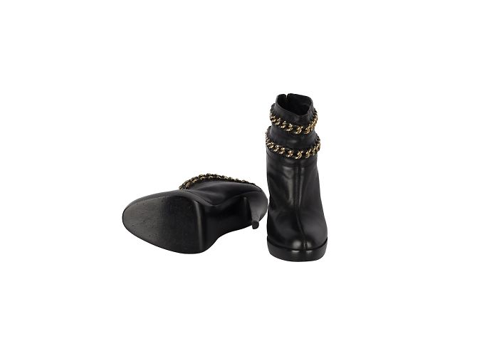 Stivaletti Tory Burch con dettagli in catena Nero - vista 7