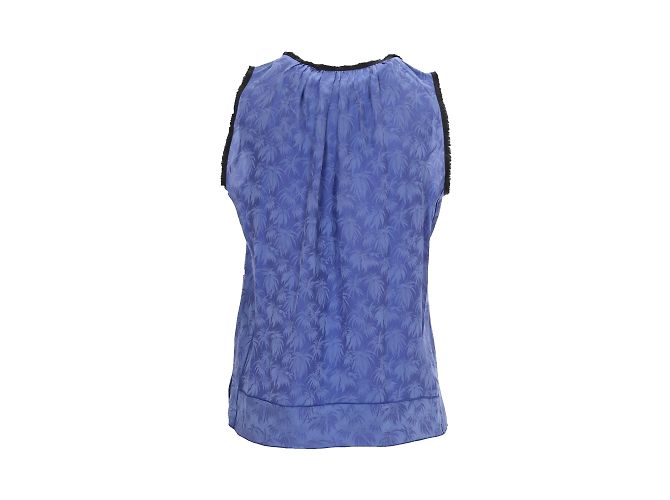 Conjunto de seda con estampado de hojas de Marc Jacobs Azul - vista 5