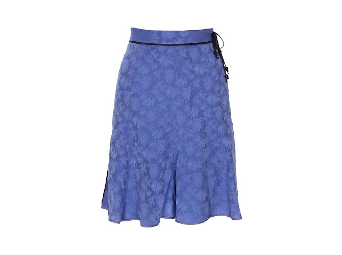 Conjunto de seda con estampado de hojas de Marc Jacobs Azul - vista 6