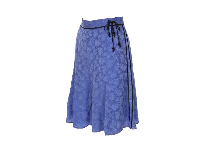 Conjunto de seda con estampado de hojas de Marc Jacobs Azul - vista 7