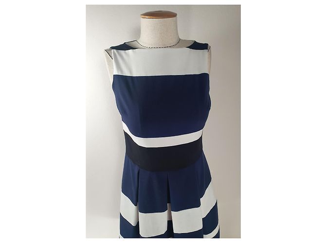 Ralph Lauren Kleid blau weiß gestreift - Ansicht 2