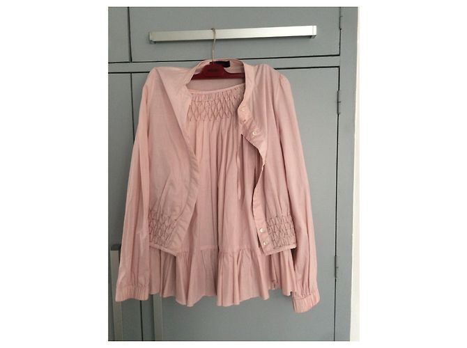 Set Gonna e Giacca Kenzo Rosa in Cotone - vista 7