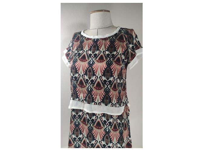 Autre Marque Mini abito in seta e cotone Beate Heymann Multicolore - vista 3