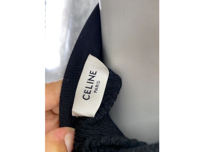 Céline Celine tops T.International L Lana Negro - vista 5