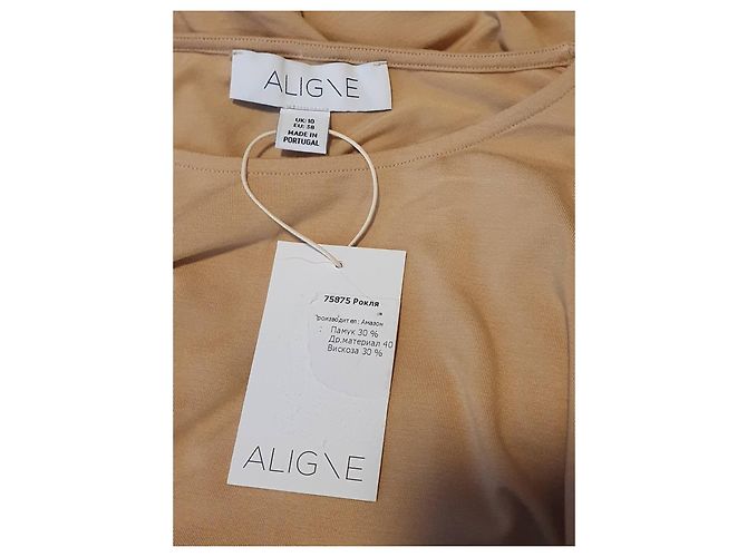 Autre Marque Align Cenni Kleid Camel Beige Viscose - Ansicht 5