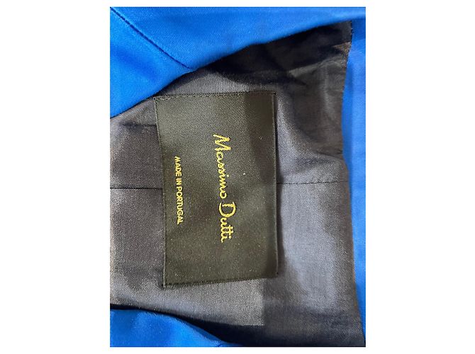 Blazer in satin blu Massimo Dutti - vista 17