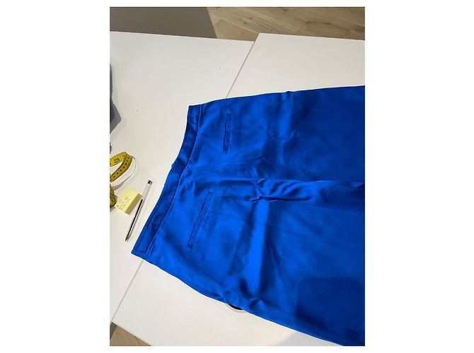 Massimo Dutti Un pantalón, leggings Azul - vista 14