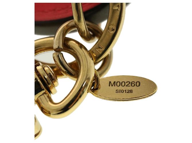 LOUIS VUITTON Sofia Coppola Schlüsselhalter Leder Rot M00260 LV Auth 41754 - Ansicht 10