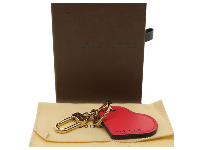 LOUIS VUITTON Sofia Coppola Schlüsselhalter Leder Rot M00260 LV Auth 41754 - vista 11