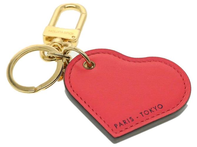 LOUIS VUITTON Sofia Coppola Schlüsselhalter Leder Rot M00260 LV Auth 41754 - Ansicht 2
