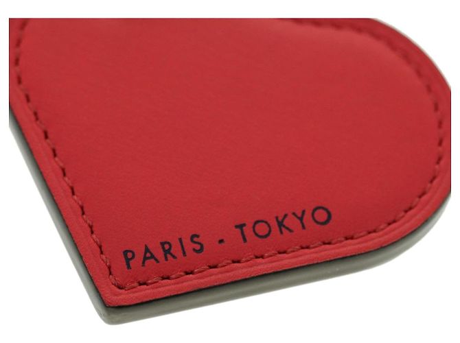 LOUIS VUITTON Sofia Coppola Schlüsselhalter Leder Rot M00260 LV Auth 41754 - Ansicht 4
