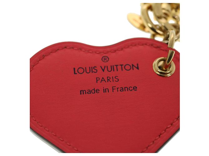 LOUIS VUITTON Sofia Coppola Schlüsselhalter Leder Rot M00260 LV Auth 41754 - Ansicht 5