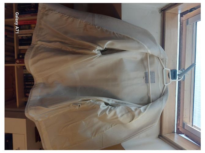 Chaqueta Versace For H&M de pelo sintético blanco Talla L - vista 4
